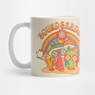 garden mushroom band Mug